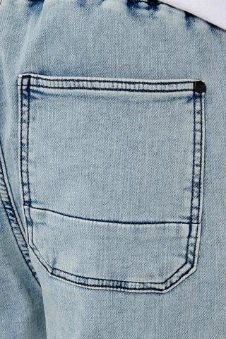 Denim en Biologisch Katoenen Short Erden - Hemelsblauw