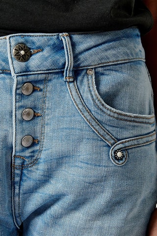 Driekwart Jeans Loli - Blauw