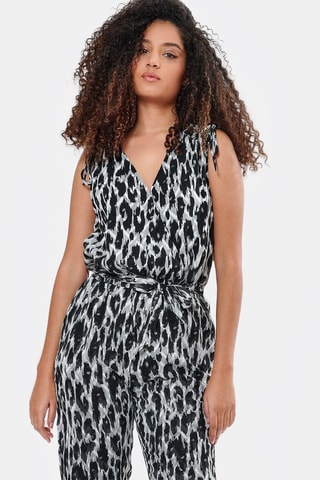 Jumpsuit Atos - Zwart en Grijs