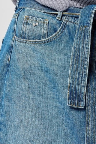 Spijkermidirok Berti - Blauw