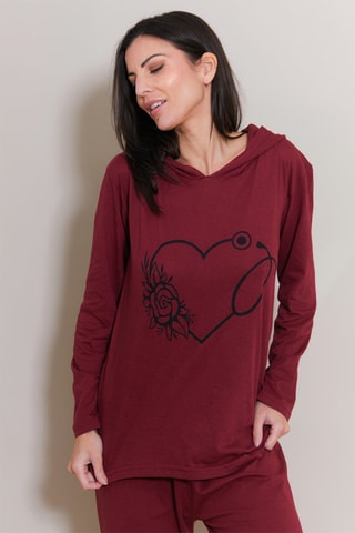 Pijama Mya - Burdeos
