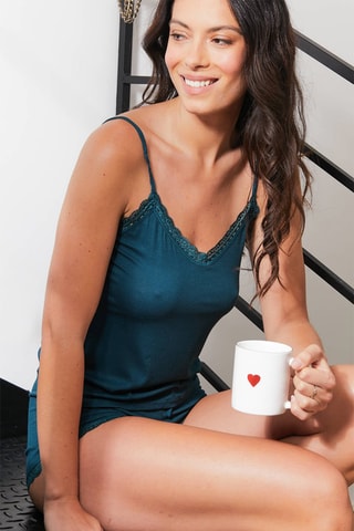 Top y short Itas - Verde