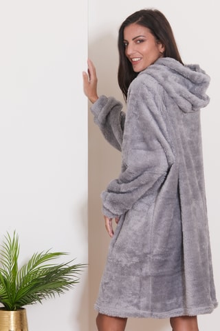 Bata polar Leeza - Gris oscuro