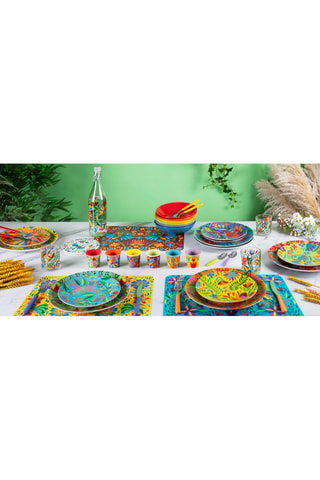 Mantel rectangular Mexican Flowers – 140 x 180 cm