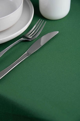 Mantel rectangular Panama - Verde - 140 x 180 cm