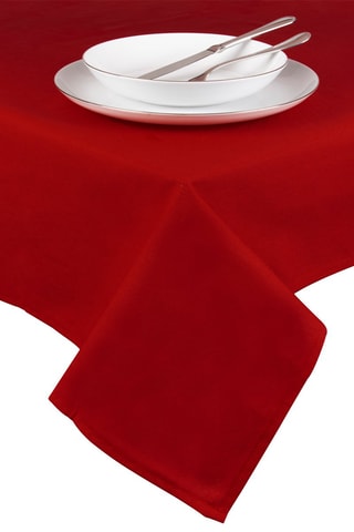 Mantel rectangular Panama - Burdeos - 140 x 180 cm