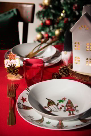 Mantel rectangular Panama - Rojo - 140 x 240 cm