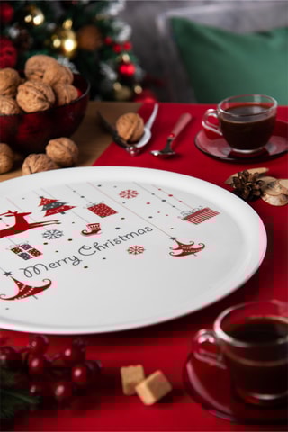 Mantel rectangular Panama - Rojo - 140 x 240 cm