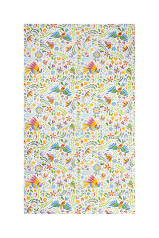 Mantel rectangular Mexican Flowers – 140 x 240 cm
