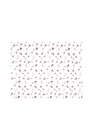 Mantel rectangular Merry Christmas - Blanco - 140 x 180 cm