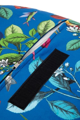 Fauteuil - Bleu roi - Toucher velours