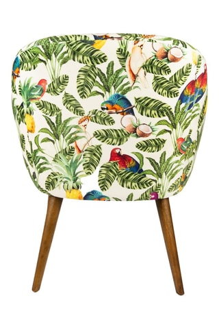 Fauteuil - Blanc - Toucher velours