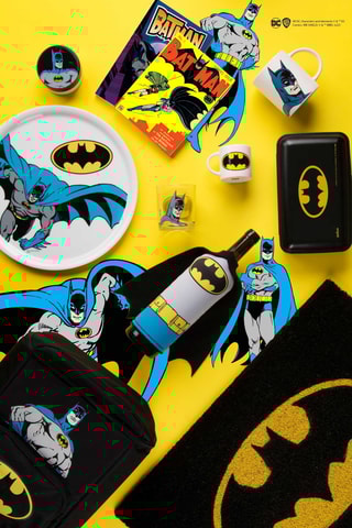 Felpudo Batman La Liga de la Justicia DC Comics - 40 x 60 cm - Negro