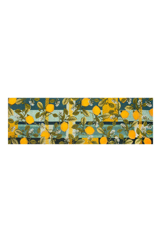 Alfombra - Amarillo y verde - 180 x 55 cm
