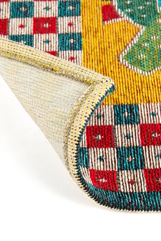 Tapis - Jaune - 165 x 110 cm