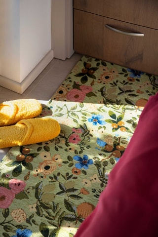 Alfombra de pasillo - Verde claro - 55 x 110 cm