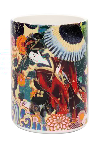 Recipiente para utensilios de cerámica Kimono