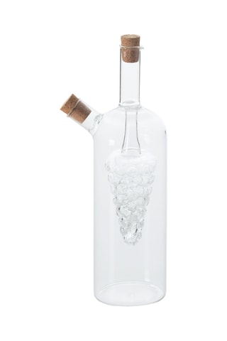 Aceitera y vinagrera de vidrio soplado Soffio - 21 x 8 cm