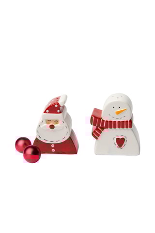 Salero y pimentero de cerámica