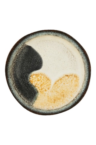 6 platos de postre de cerámica Dioniso - 20 x 20 x 2 cm