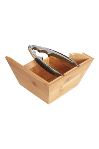 Juego de bol de bambú y cascanueces