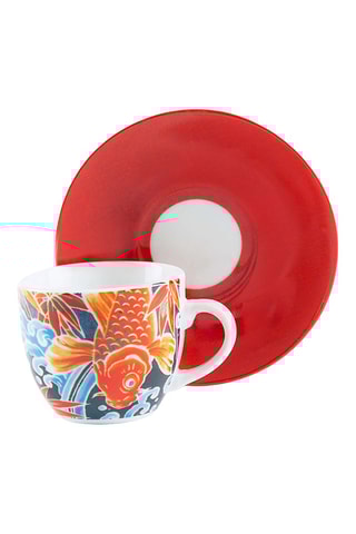 Juego de café de porcelana Kimono - Para 6 personas