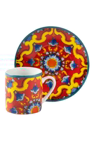 Juego de café de porcelana Trinacria - 6 personas