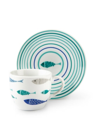 Juego de café de porcelana North Sea - Para 6 personas