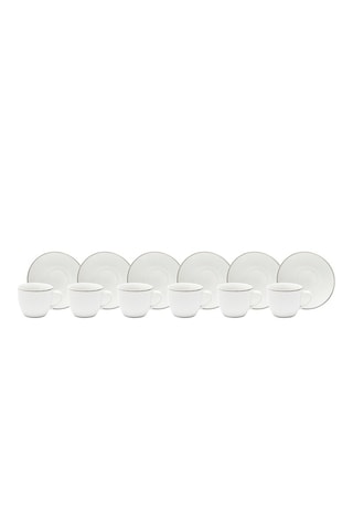 Juego de café de porcelana - 6 personas