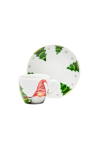 Juego de café de porcelana Gnome Friends - 6 personas