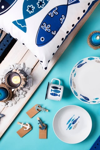 Portavelas Light ocean