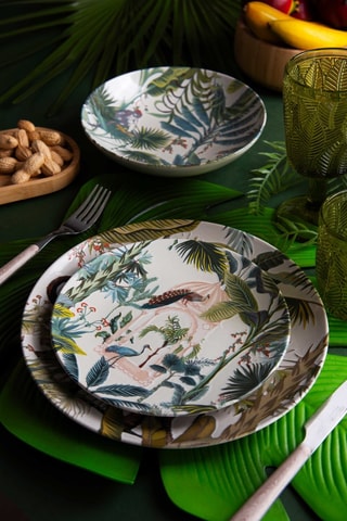 6 manteles individuales Tropical - Verde