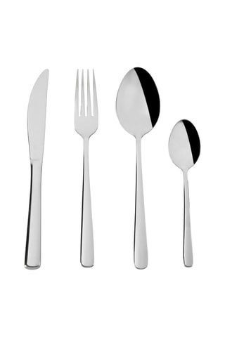 Cubertería de acero inoxidable - 24 piezas