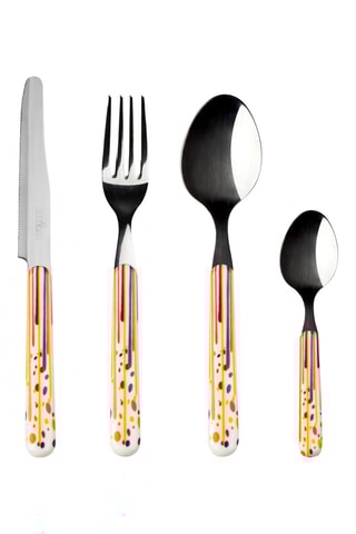 Cubertería de acero inoxidable Dripping - 24 piezas