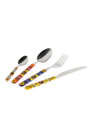 Cubertería de acero inoxidable 18/0 AISI 430 Trinacria - 24 piezas