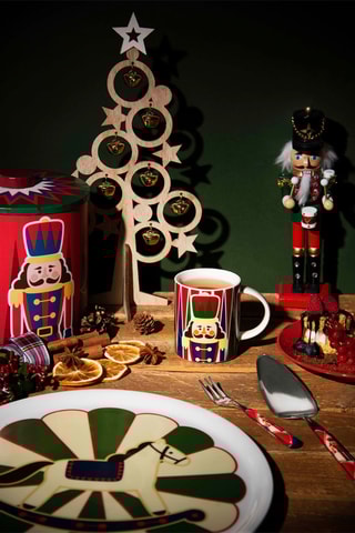 6 tenedores de acero inoxidable Vintage Christmas