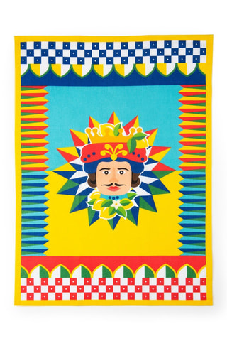 Paño - Amarillo y azul