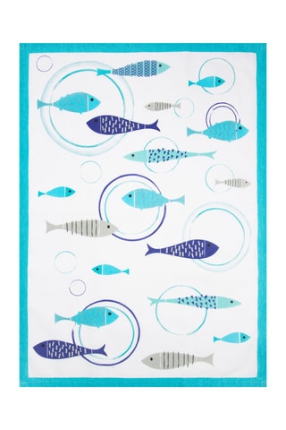 Paño North Sea - Azul y blanco