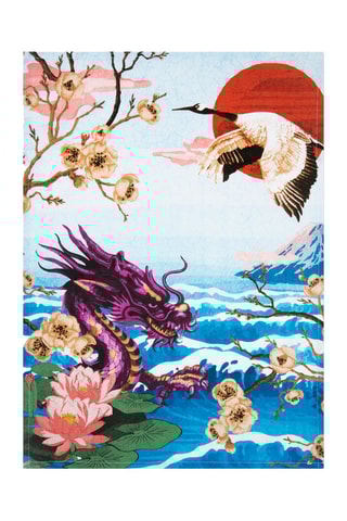 Paño Fuji - Azul y blanco