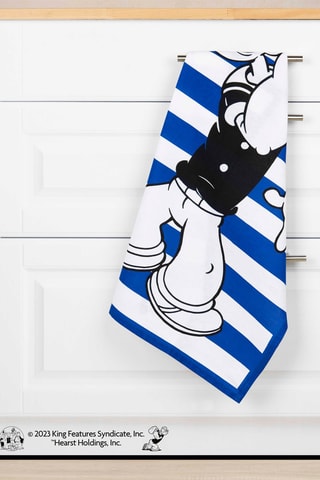 Paño Popeye - Azul y blanco