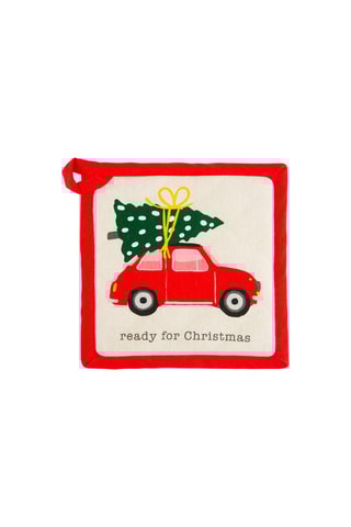 Agarrador Ready for Christmas - Rojo