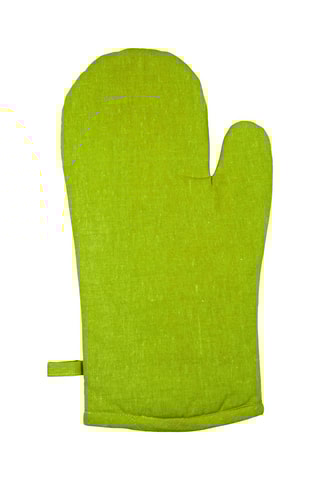 Manopla Blooming - Blanco y verde