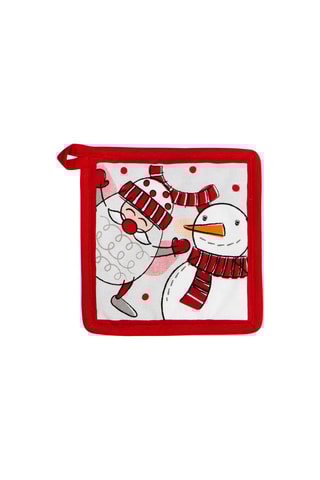 Agarrador Snowman - Rojo