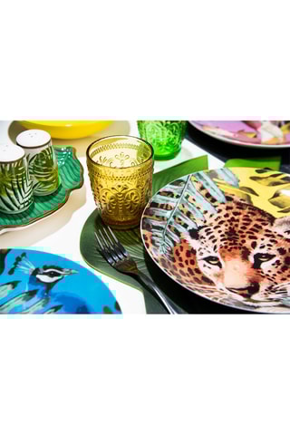 Vajilla de porcelana Madagascar Color - 18 piezas