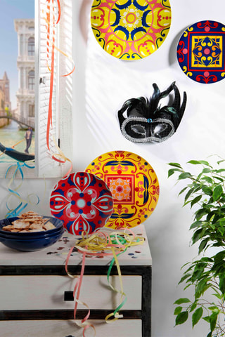 Vajilla de porcelana y gres Venice - 18 piezas