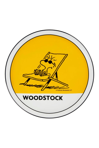 4 platos de pizza de porcelana Snoopy - 30,5 cm