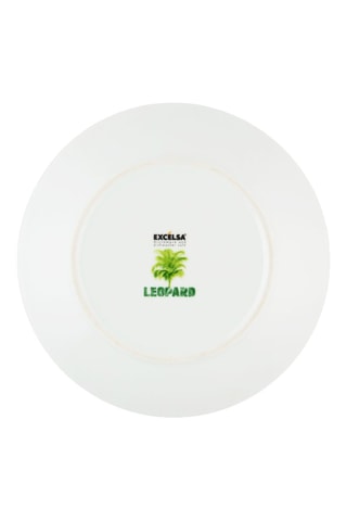 Vajilla de porcelana Leopard - 18 piezas