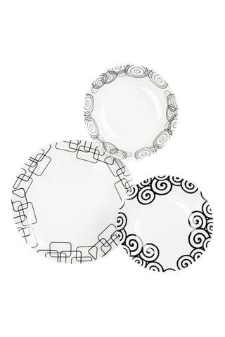 Vajilla de porcelana Magic - 12 piezas