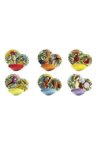 Vajilla de cerámica y gres Havana - 18 piezas