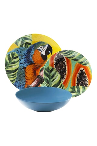 Vajilla de cerámica y gres Havana - 18 piezas